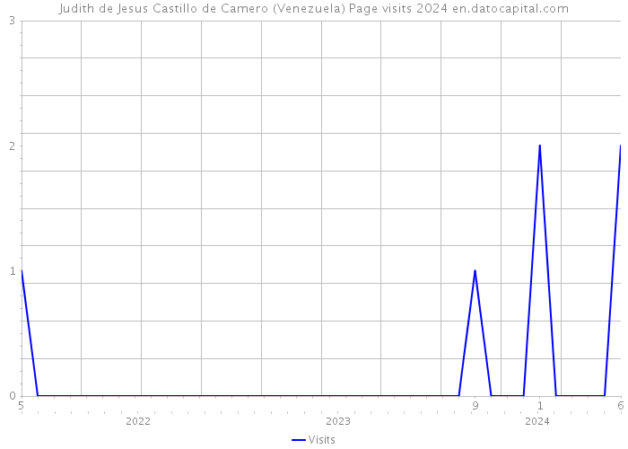 Judith de Jesus Castillo de Camero (Venezuela) Page visits 2024 