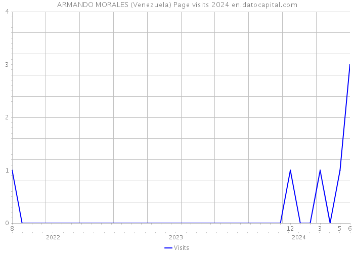 ARMANDO MORALES (Venezuela) Page visits 2024 