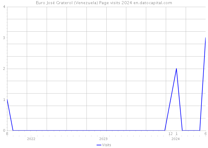 Euro José Graterol (Venezuela) Page visits 2024 