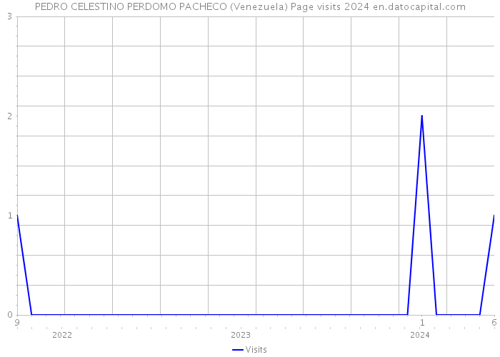PEDRO CELESTINO PERDOMO PACHECO (Venezuela) Page visits 2024 