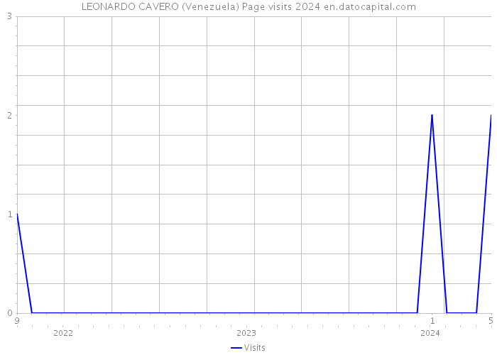 LEONARDO CAVERO (Venezuela) Page visits 2024 