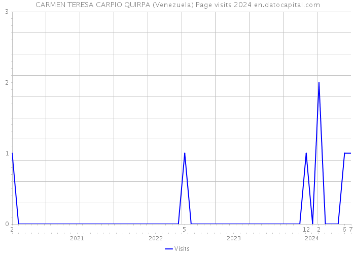 CARMEN TERESA CARPIO QUIRPA (Venezuela) Page visits 2024 