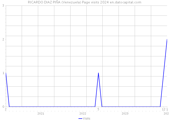 RICARDO DIAZ PIÑA (Venezuela) Page visits 2024 