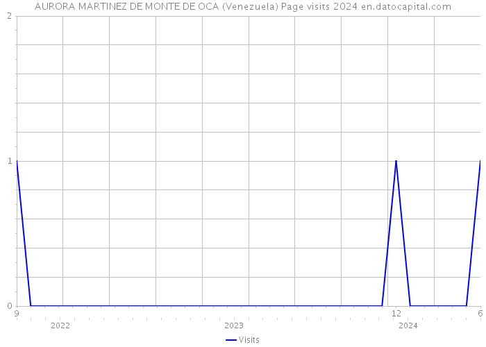 AURORA MARTINEZ DE MONTE DE OCA (Venezuela) Page visits 2024 
