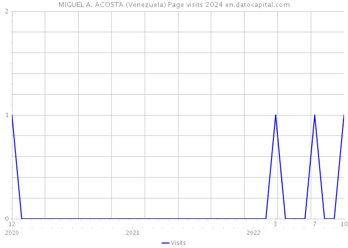 MIGUEL A. ACOSTA (Venezuela) Page visits 2024 