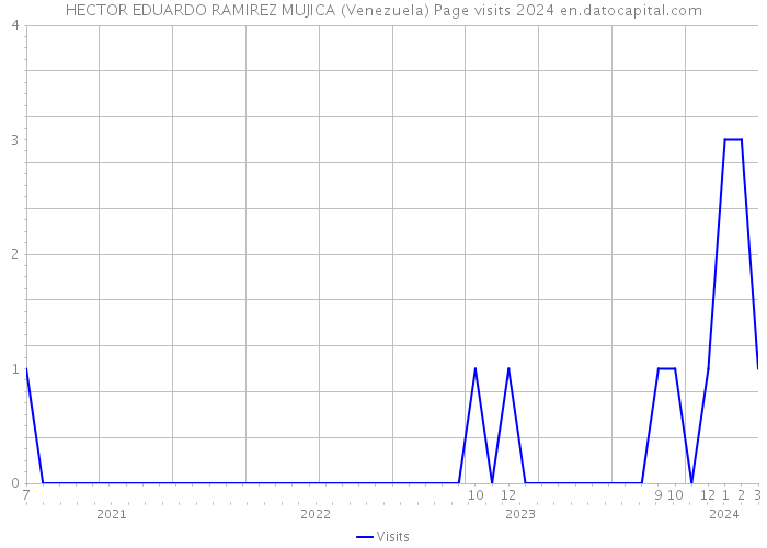 HECTOR EDUARDO RAMIREZ MUJICA (Venezuela) Page visits 2024 