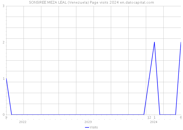 SONSIREE MEZA LEAL (Venezuela) Page visits 2024 
