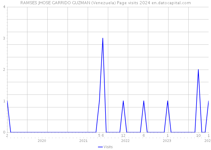 RAMSES JHOSE GARRIDO GUZMAN (Venezuela) Page visits 2024 