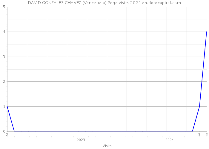 DAVID GONZALEZ CHAVEZ (Venezuela) Page visits 2024 