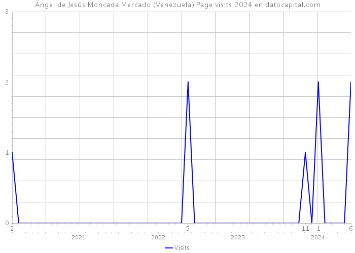 Ángel de Jesús Moncada Mercado (Venezuela) Page visits 2024 