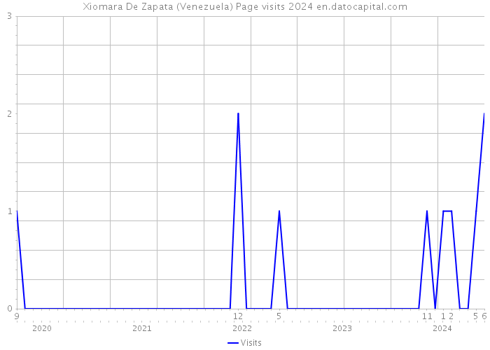 Xiomara De Zapata (Venezuela) Page visits 2024 