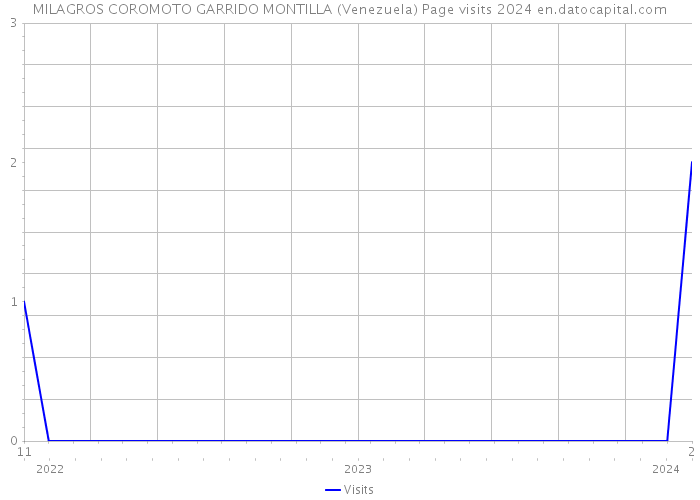 MILAGROS COROMOTO GARRIDO MONTILLA (Venezuela) Page visits 2024 