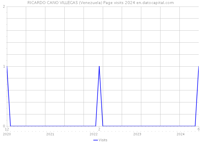 RICARDO CANO VILLEGAS (Venezuela) Page visits 2024 
