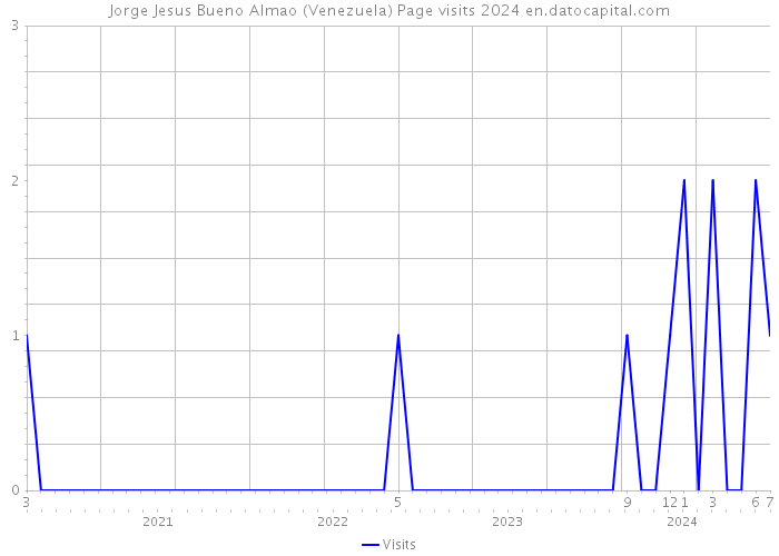 Jorge Jesus Bueno Almao (Venezuela) Page visits 2024 