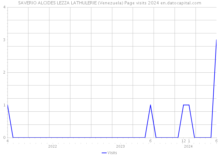 SAVERIO ALCIDES LEZZA LATHULERIE (Venezuela) Page visits 2024 