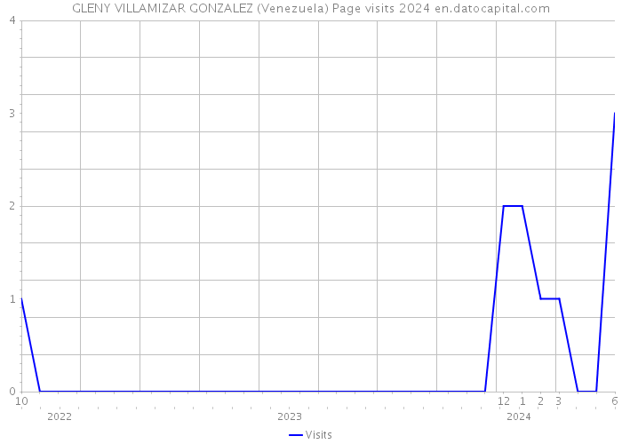 GLENY VILLAMIZAR GONZALEZ (Venezuela) Page visits 2024 