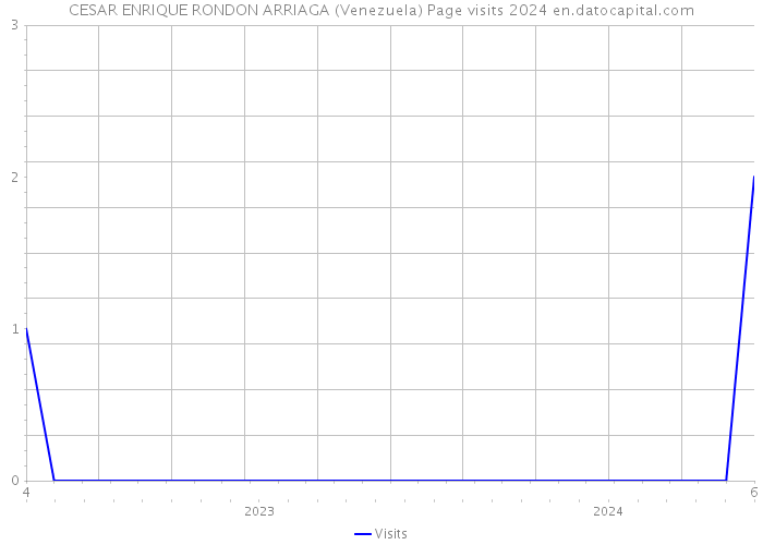 CESAR ENRIQUE RONDON ARRIAGA (Venezuela) Page visits 2024 