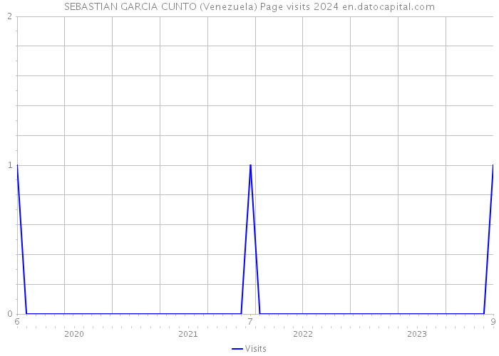 SEBASTIAN GARCIA CUNTO (Venezuela) Page visits 2024 