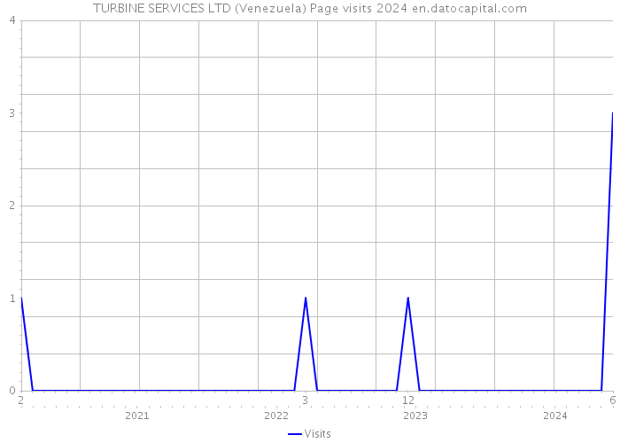 TURBINE SERVICES LTD (Venezuela) Page visits 2024 