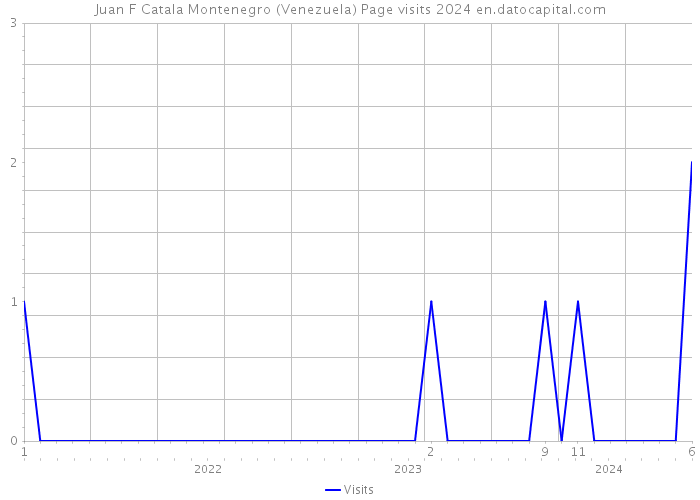 Juan F Catala Montenegro (Venezuela) Page visits 2024 
