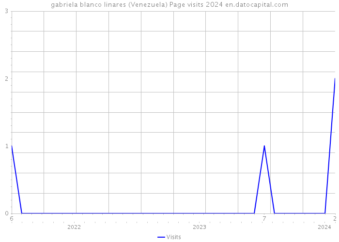 gabriela blanco linares (Venezuela) Page visits 2024 
