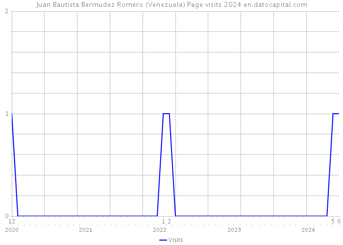 Juan Bautista Bermudez Romero (Venezuela) Page visits 2024 