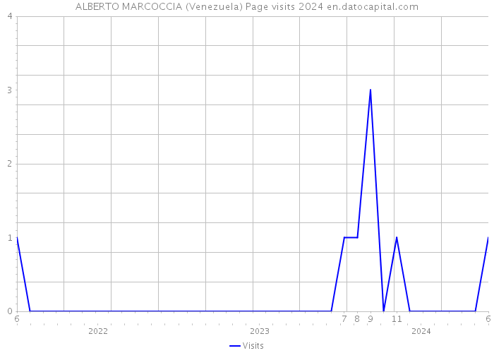 ALBERTO MARCOCCIA (Venezuela) Page visits 2024 