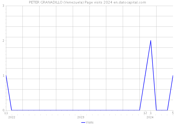 PETER GRANADILLO (Venezuela) Page visits 2024 