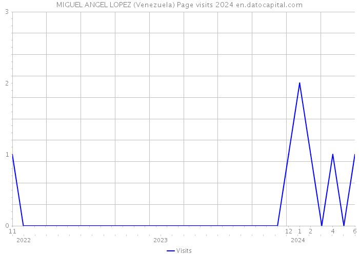 MIGUEL ANGEL LOPEZ (Venezuela) Page visits 2024 