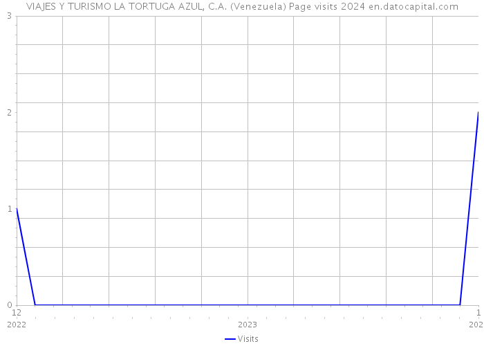VIAJES Y TURISMO LA TORTUGA AZUL, C.A. (Venezuela) Page visits 2024 