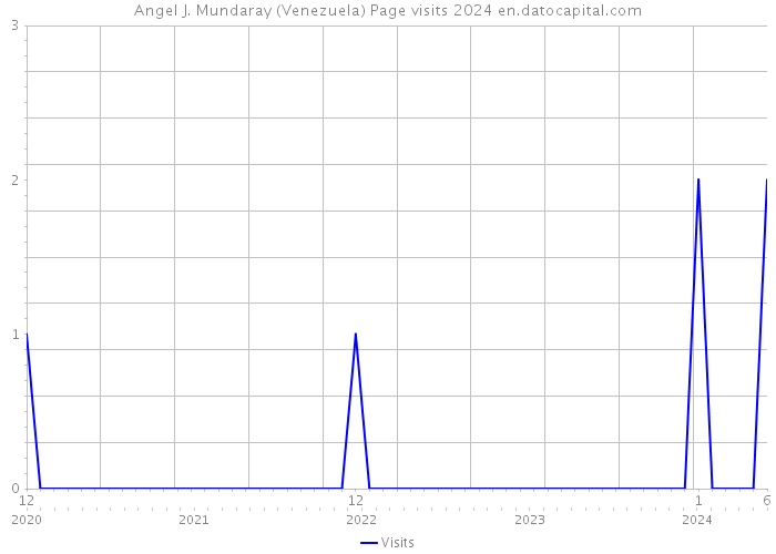 Angel J. Mundaray (Venezuela) Page visits 2024 
