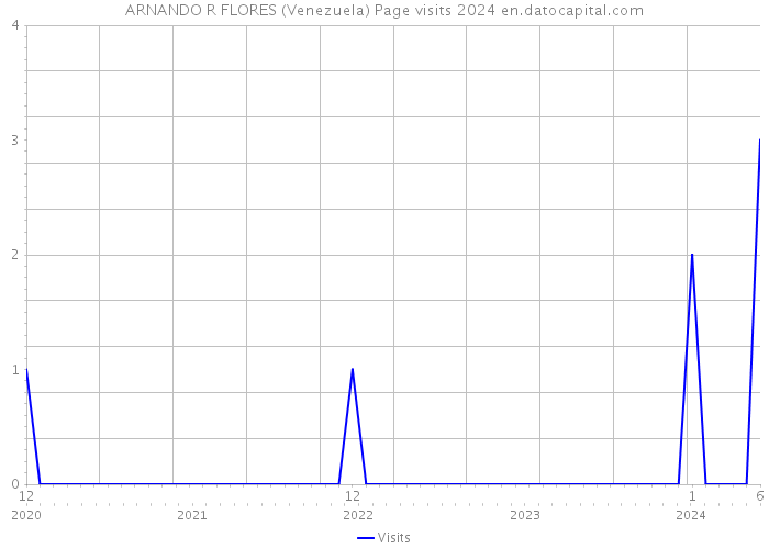 ARNANDO R FLORES (Venezuela) Page visits 2024 