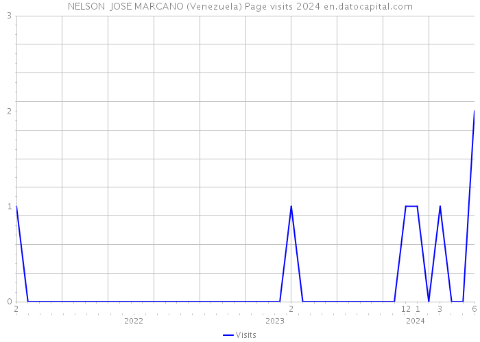 NELSON JOSE MARCANO (Venezuela) Page visits 2024 