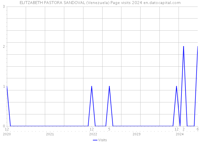 ELITZABETH PASTORA SANDOVAL (Venezuela) Page visits 2024 