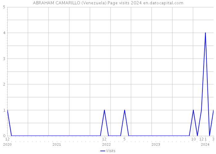 ABRAHAM CAMARILLO (Venezuela) Page visits 2024 