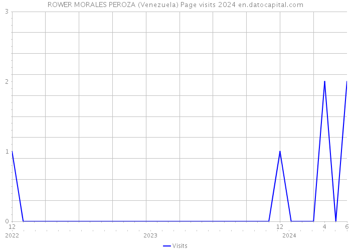ROWER MORALES PEROZA (Venezuela) Page visits 2024 