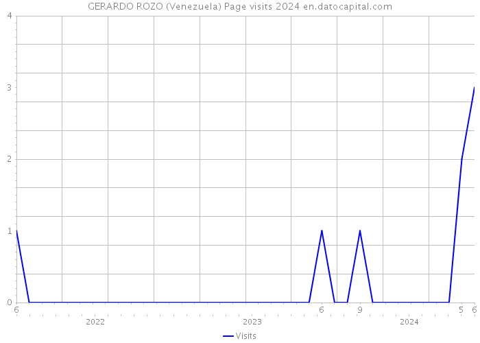 GERARDO ROZO (Venezuela) Page visits 2024 