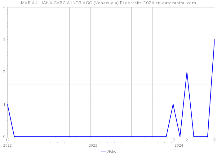 MARIA LILIANA GARCIA INDRIAGO (Venezuela) Page visits 2024 