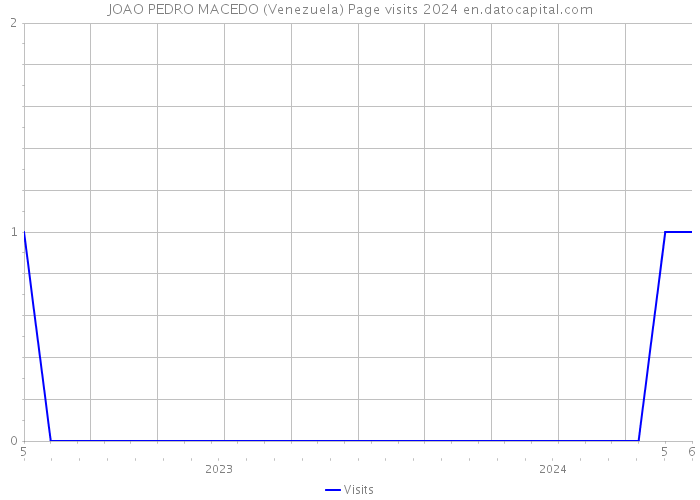 JOAO PEDRO MACEDO (Venezuela) Page visits 2024 