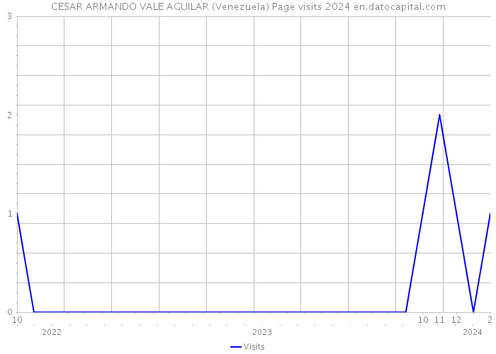 CESAR ARMANDO VALE AGUILAR (Venezuela) Page visits 2024 
