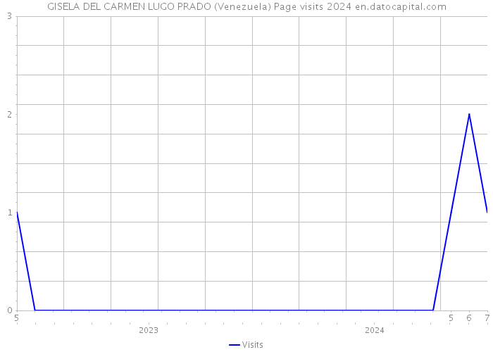 GISELA DEL CARMEN LUGO PRADO (Venezuela) Page visits 2024 