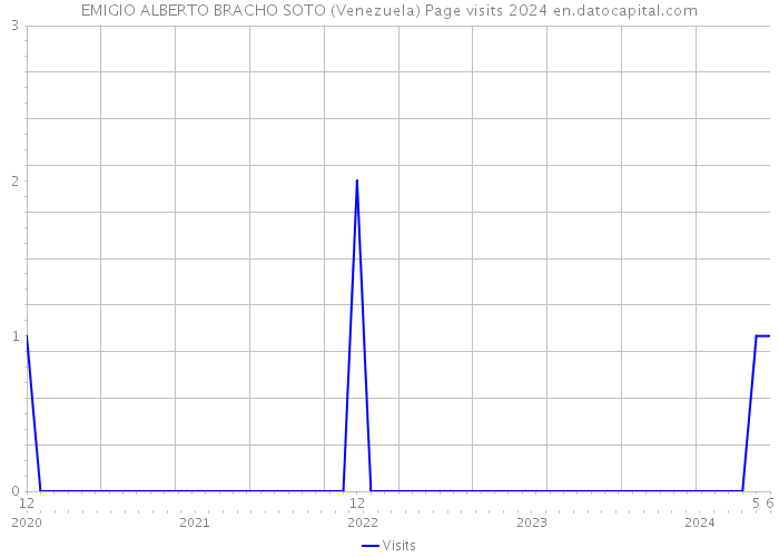 EMIGIO ALBERTO BRACHO SOTO (Venezuela) Page visits 2024 