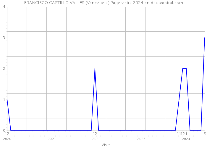 FRANCISCO CASTILLO VALLES (Venezuela) Page visits 2024 