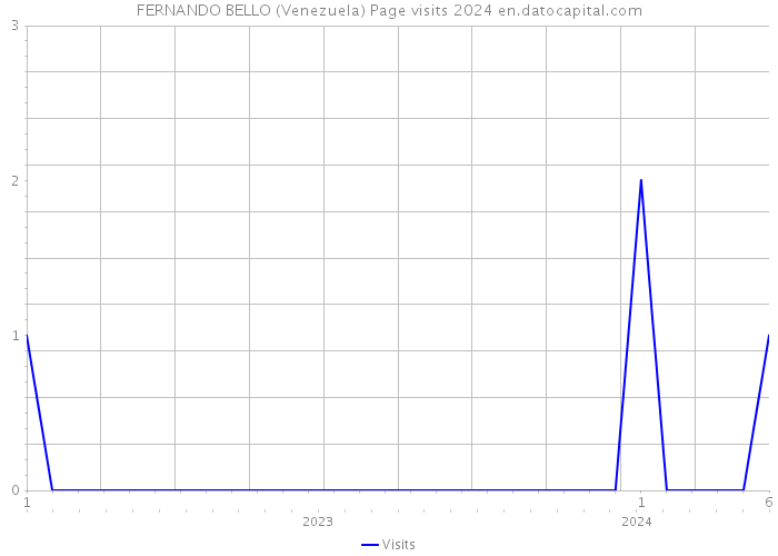 FERNANDO BELLO (Venezuela) Page visits 2024 