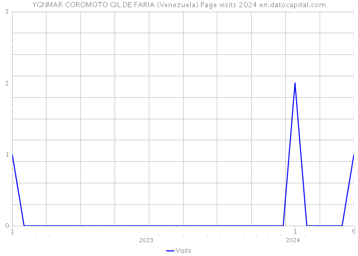 YGNMAR COROMOTO GIL DE FARIA (Venezuela) Page visits 2024 