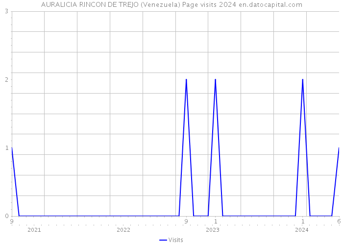 AURALICIA RINCON DE TREJO (Venezuela) Page visits 2024 