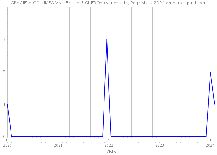 GRACIELA COLUMBA VALLENILLA FIGUEROA (Venezuela) Page visits 2024 