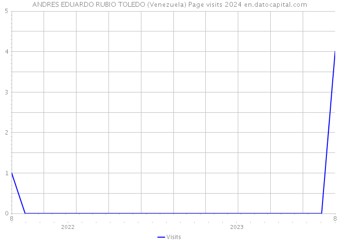 ANDRES EDUARDO RUBIO TOLEDO (Venezuela) Page visits 2024 