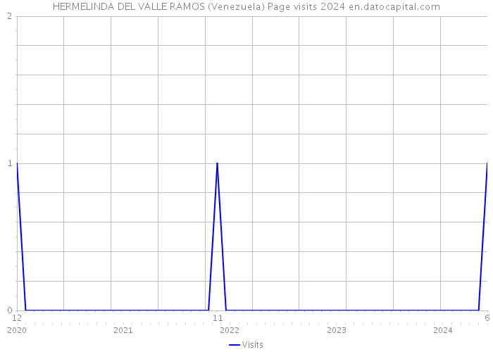 HERMELINDA DEL VALLE RAMOS (Venezuela) Page visits 2024 