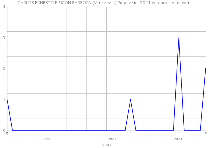 CARLOS ERNESTO RINCON BARBOZA (Venezuela) Page visits 2024 